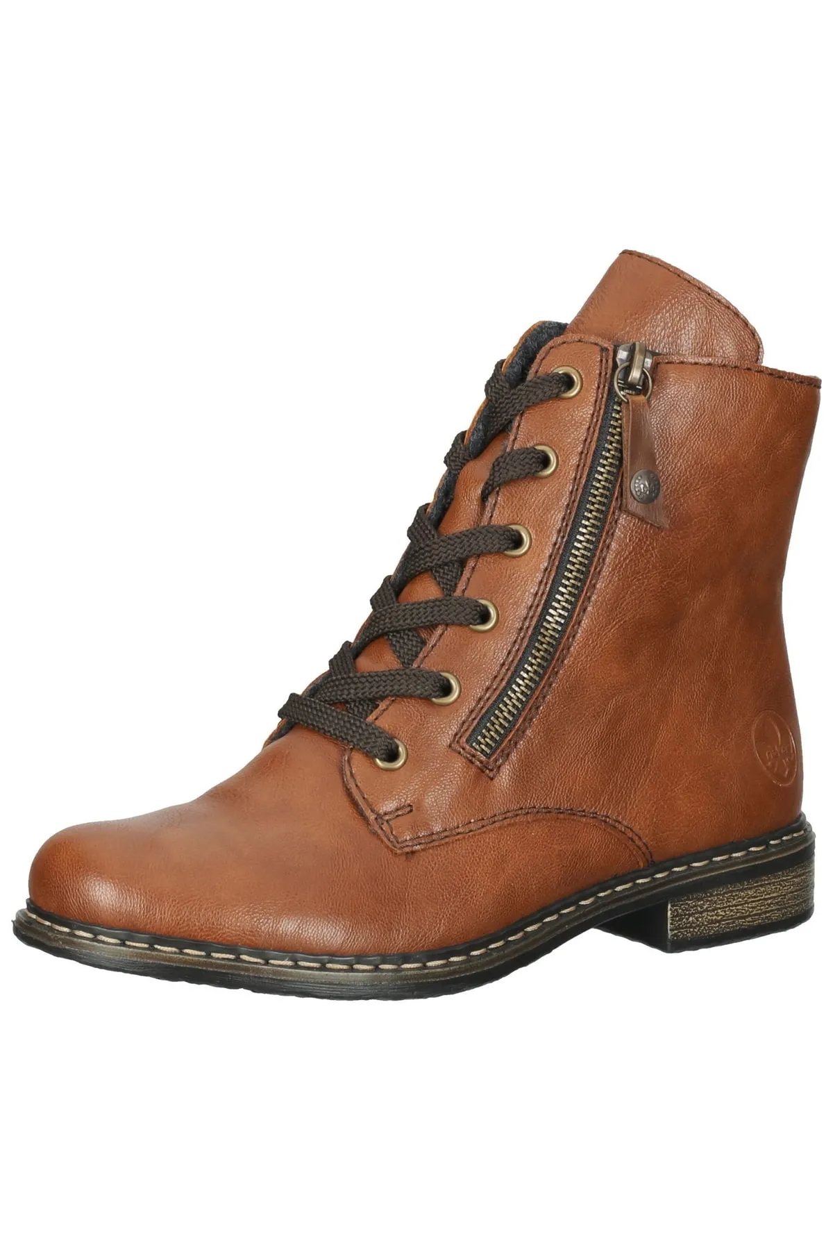 Rieker  Stiefelette - Braun - Blockabsatz