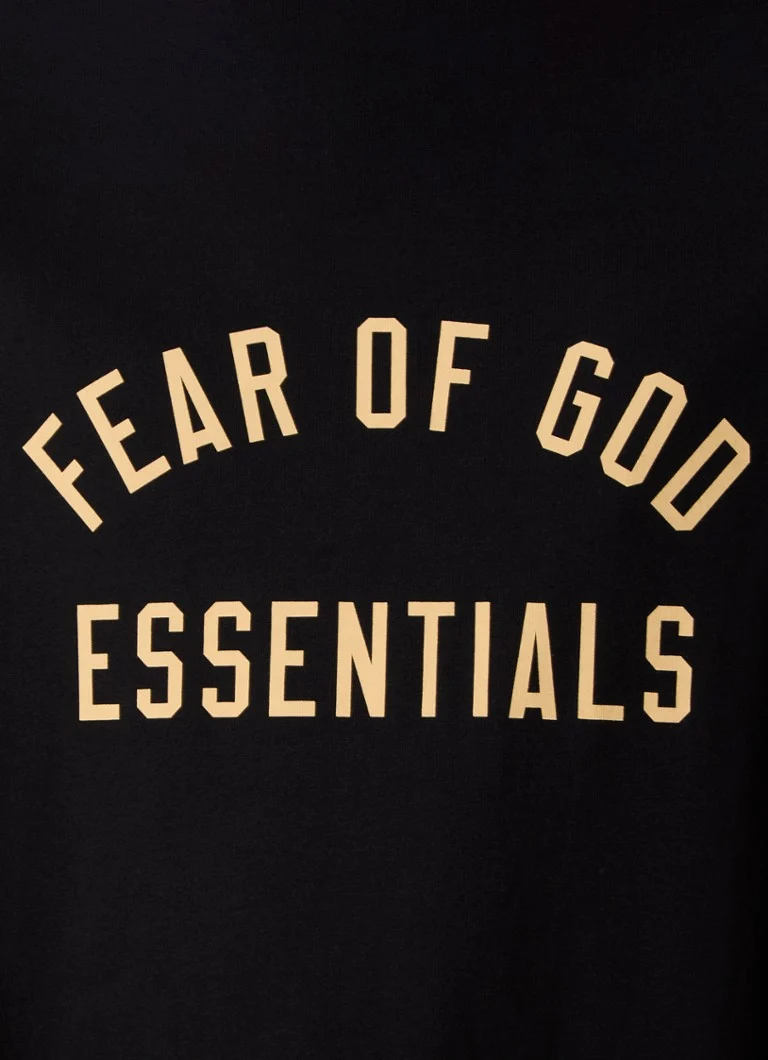 Tricou cu logo mare Fear of God Essentials