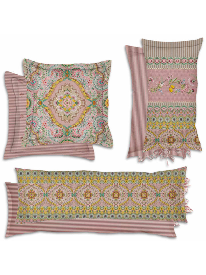 PiP Studio Dekokissen Majorelle Carpet Pink in Pink günstig kaufen 45 x 45 cm