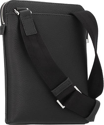 BOSS Crosstown Umhängetasche Leder 20 cm