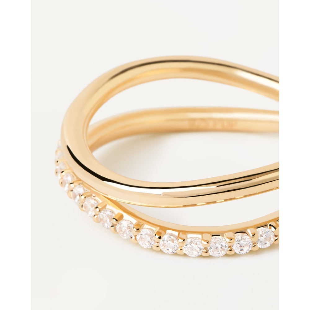 P D Paola Bague pour femme 925 Argent or Bague