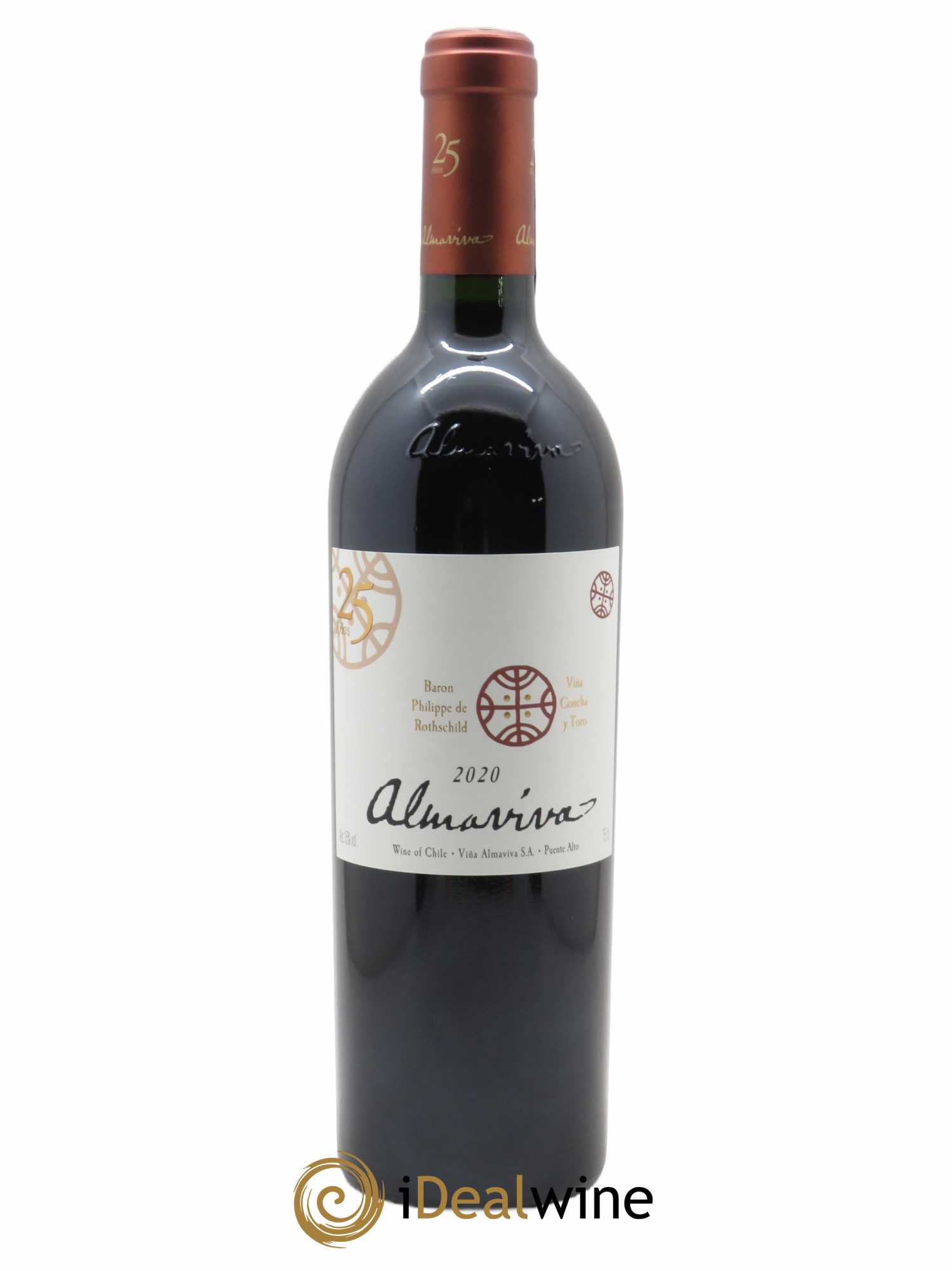 Chili Almaviva Baron P. de Rothschild Concha y Toro (CBO à partir de 6 BTS) 2020 - Lot de 1 Bouteille