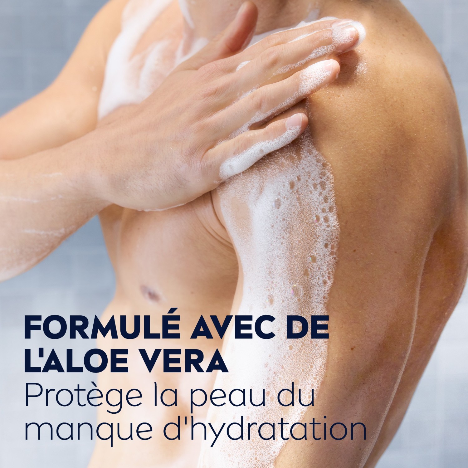 NIVEA férfi 3 az 1-ben tusfürdő arcra, testre és hajra aloe verával