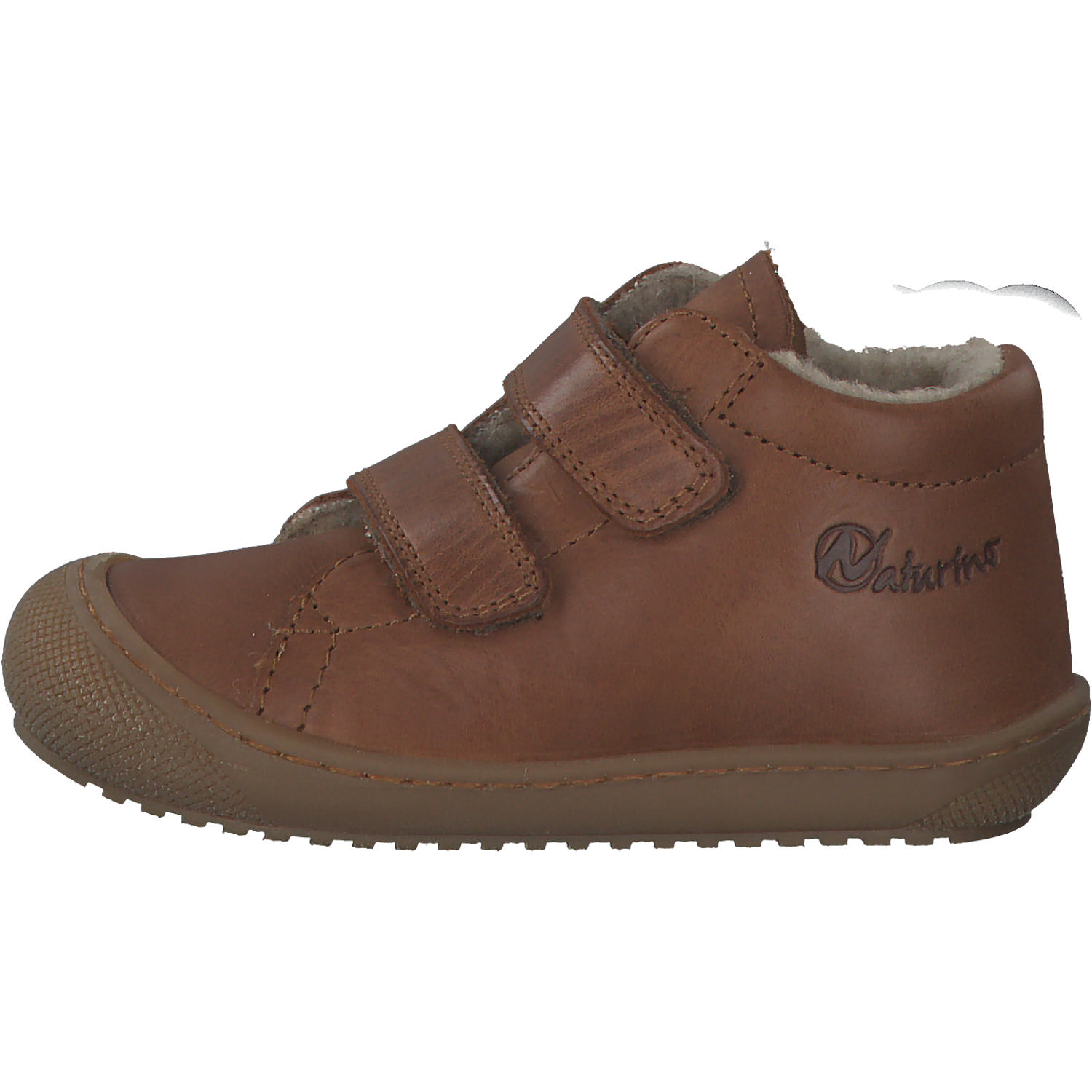 Naturino Racoon 2014061, Lauflernschuhe, Kinder, Cognac