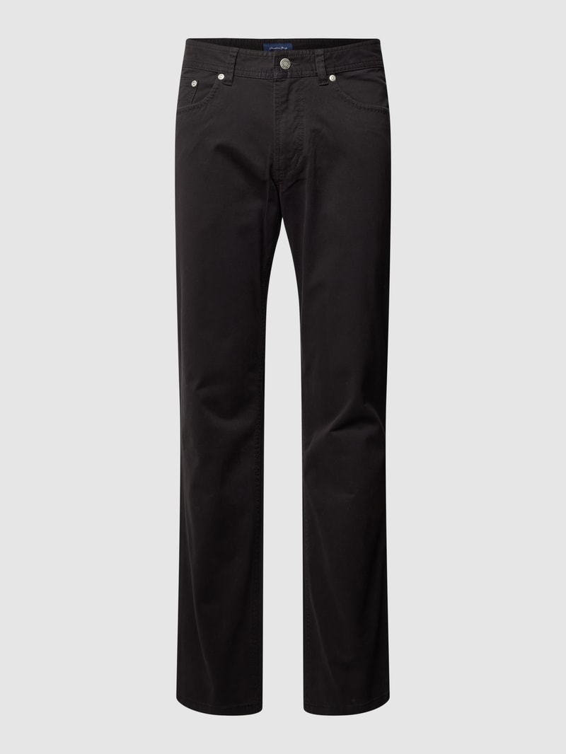 Hose im 5-Pocket-Design in schwarz
