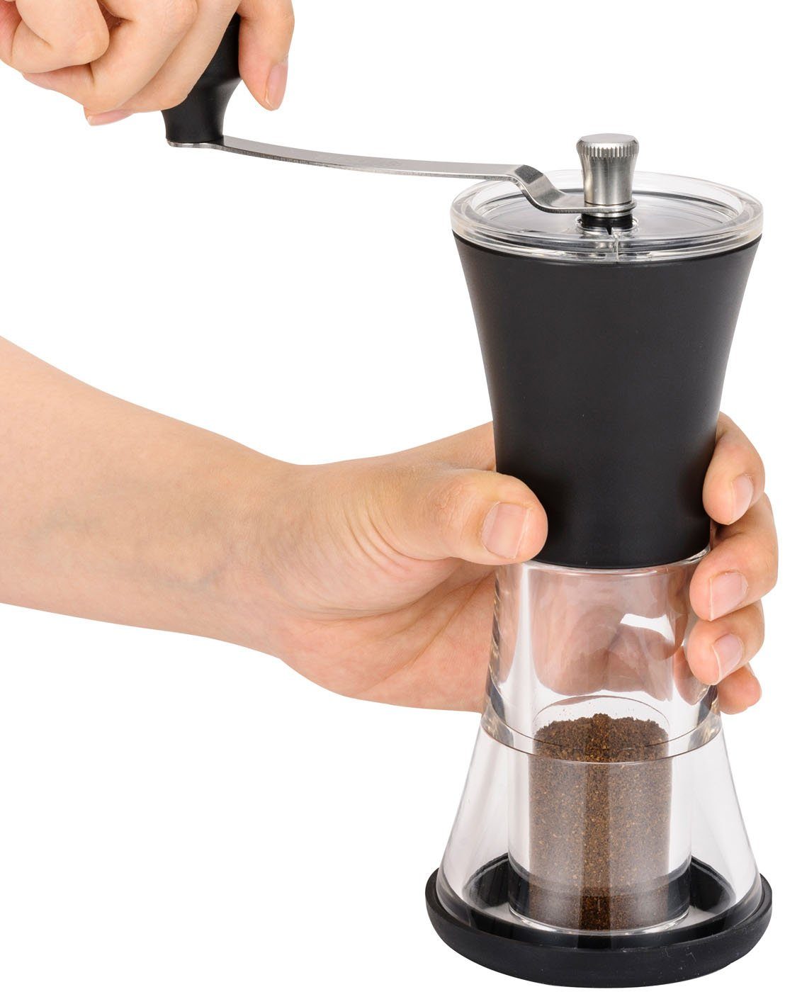 KYOCERA Kaffeemühle, leichtläufige Handkurbel, für 30 g Kaffeemehl