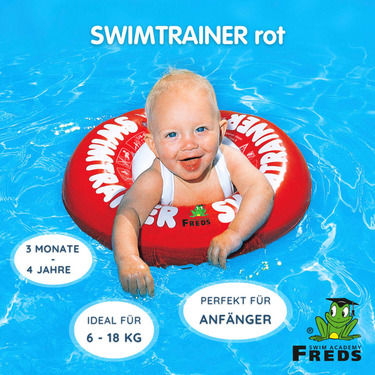 Schwimmtrainer Classic Rot, 1 St