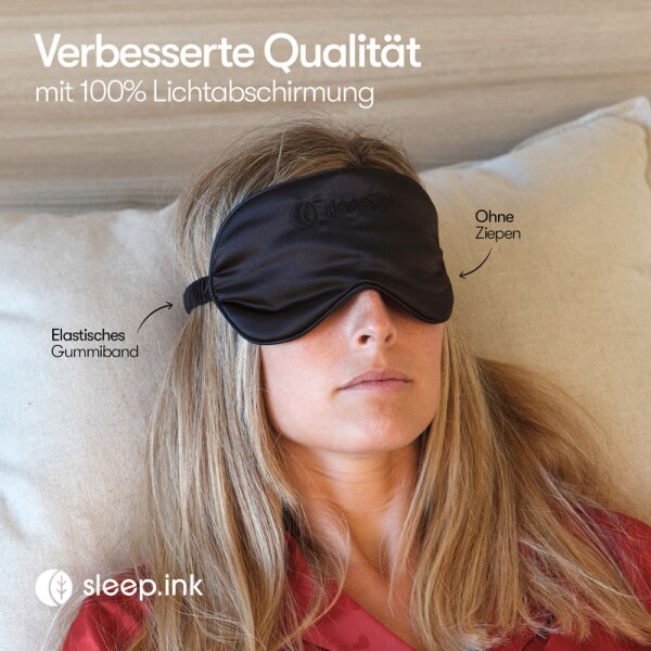 sleep.ink Extra weiche Schlafmaske Schlafmaske
