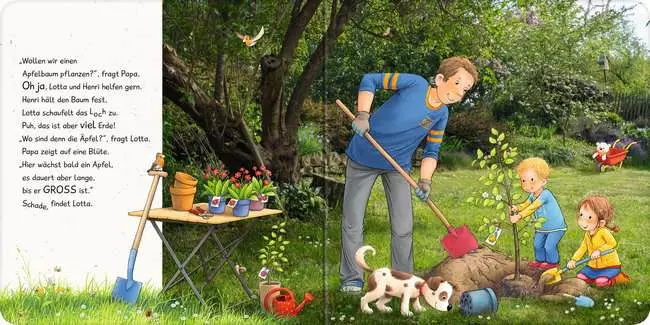 Lotta entdeckt die Welt: Im Garten