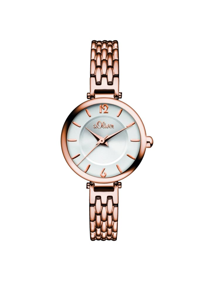 s.Oliver Quarzuhr SO-15100-MQR in Rotgold günstig kaufen onesize