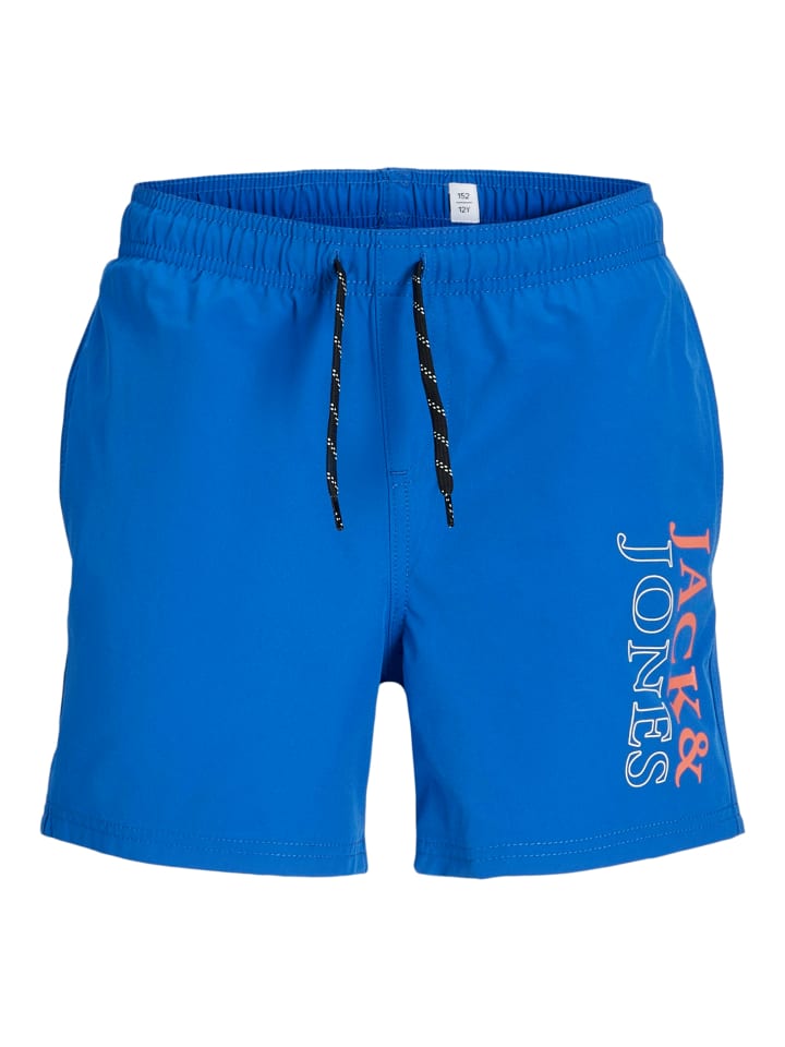 JACK & JONES Junior Badeshorts  JPSTMAUI JJSWIM DOUBLE LOGO JNR in turkish sea günstig kaufen