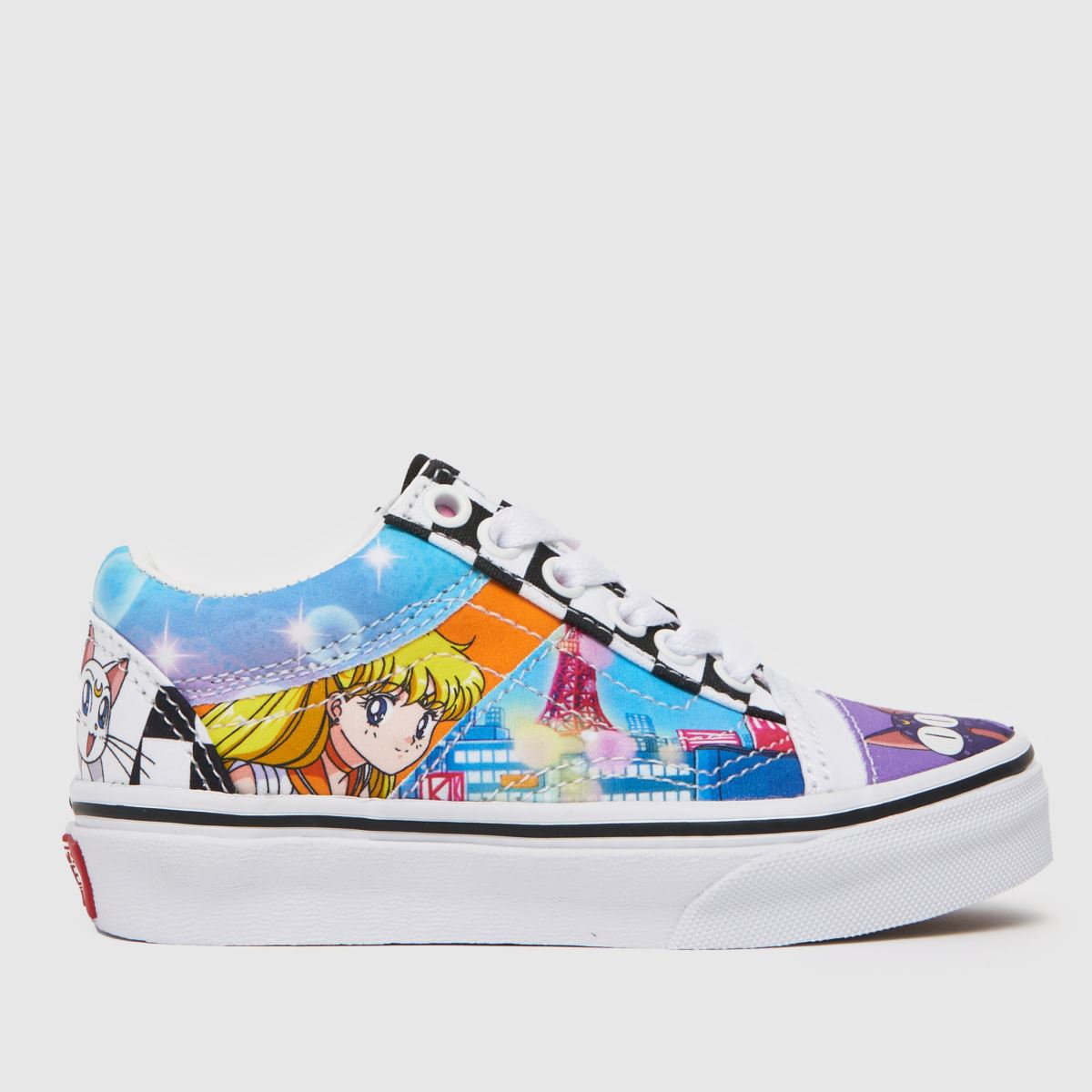 Vans multifärgade old skool sailor moon juniorsneakers