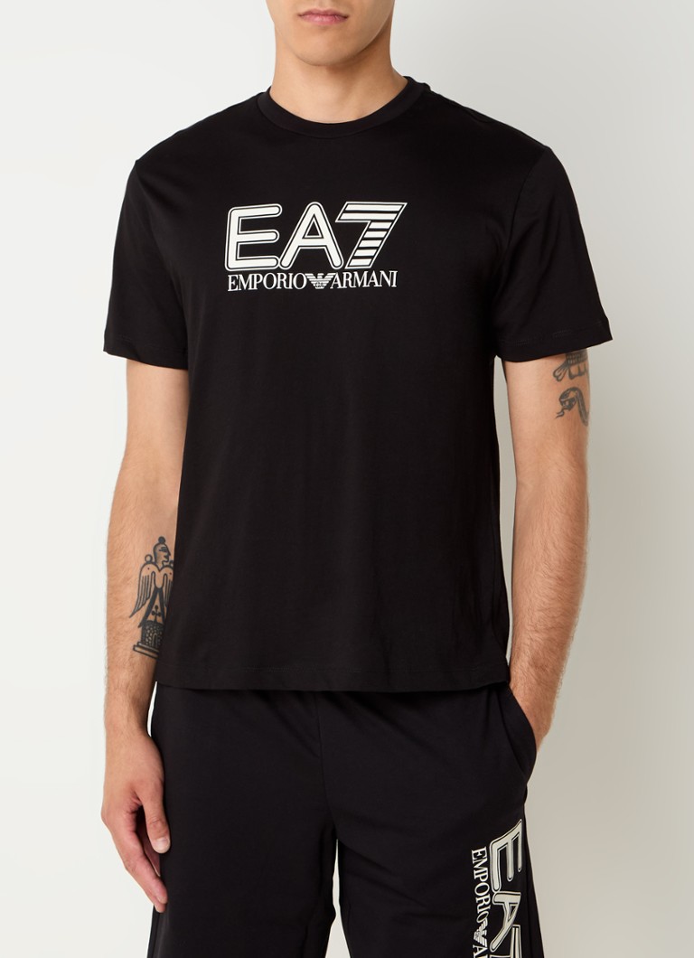 Tricou Emporio Armani cu logo imprimat