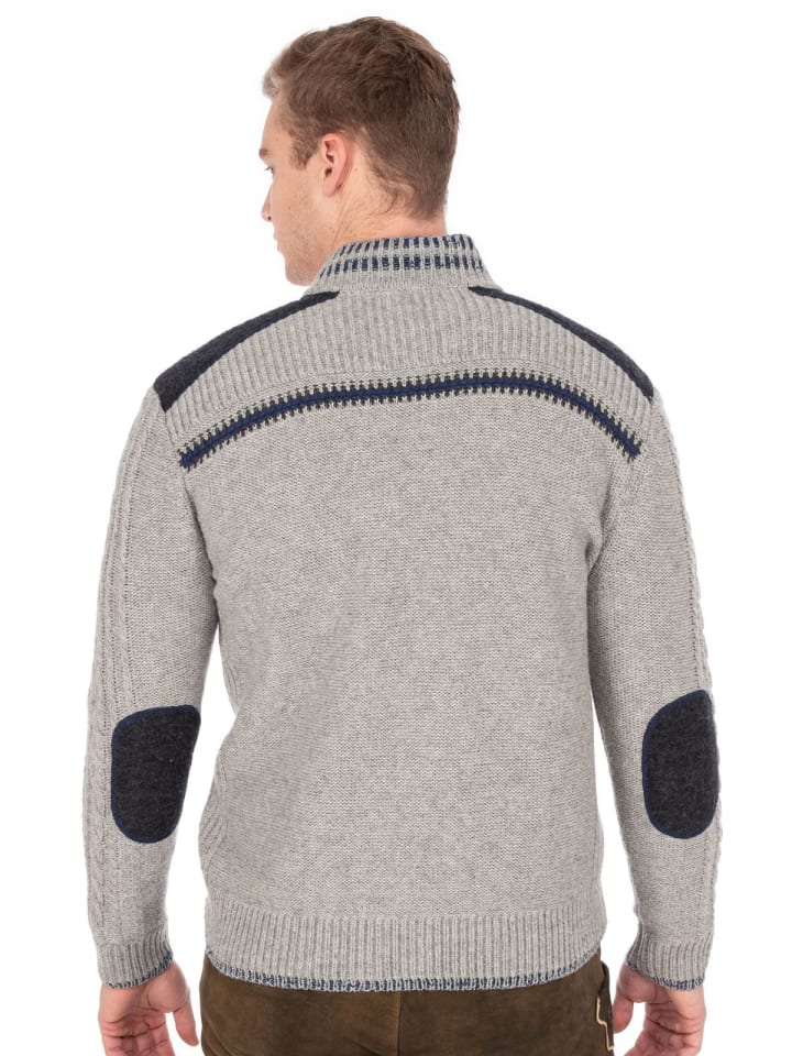 Spieth & Wensky Strickjacke DORNBURG in hellgrau günstig kaufen