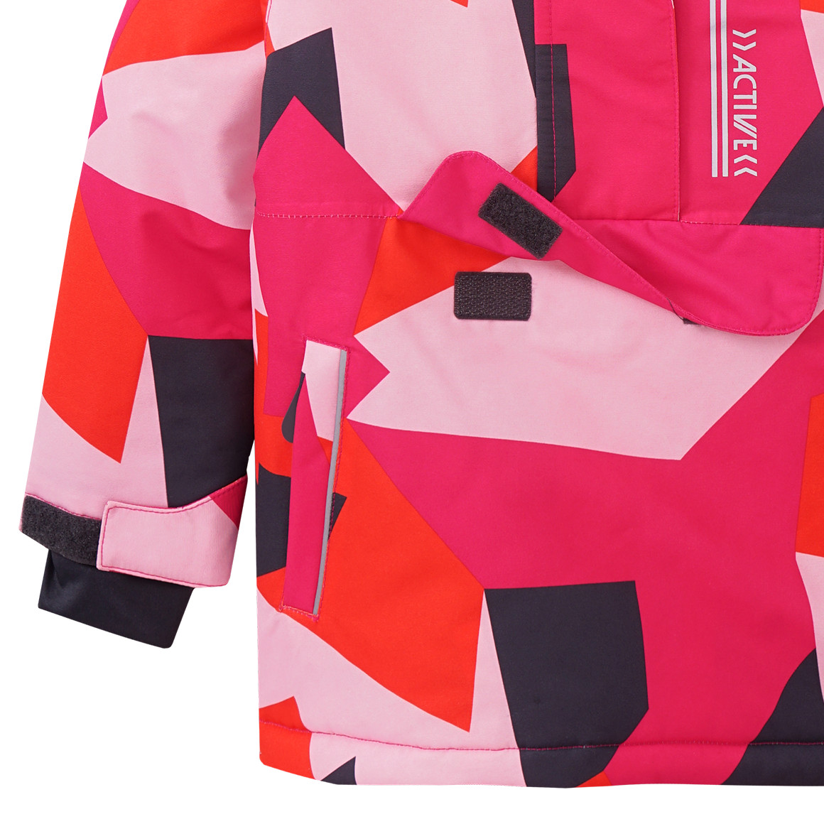 Mädchen Schneejacke mit Allover-Print