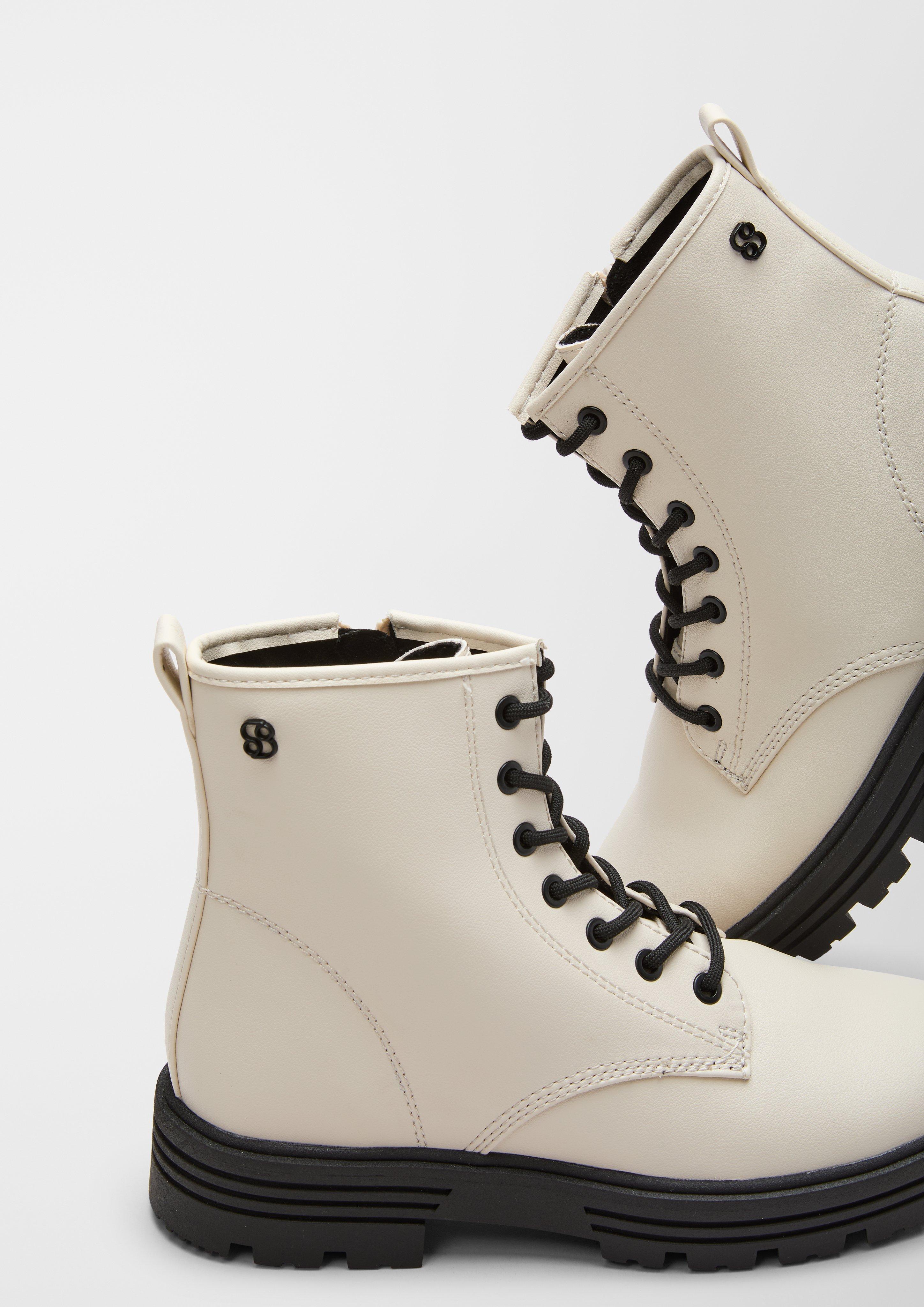Schnürstiefel aus Kunstleder  6006494-109
