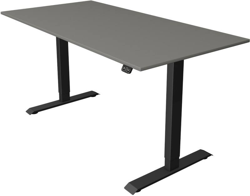 Kerkmann 10181612 Move 1 Elektrisch Höhenverstellbar Sitz-Stehschreibtisch Rechteckig Melamin;Stahl Anthrazit 1.600 x 800 x 1.230 mm