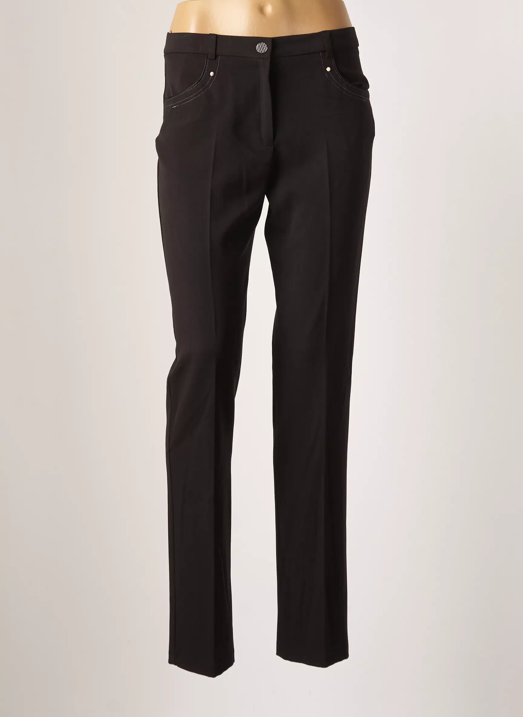 Christine Laure Pantalons Slim Femme couleur noir