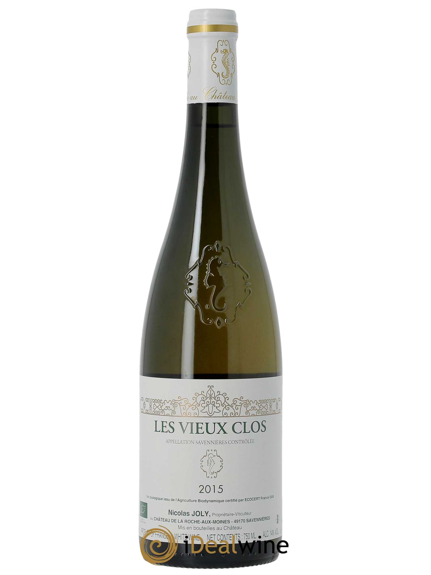 Savennières Les Vieux Clos Vignobles de la Coulée de Serrant - Nicolas Joly  2015 - Lot de 1 Bouteille