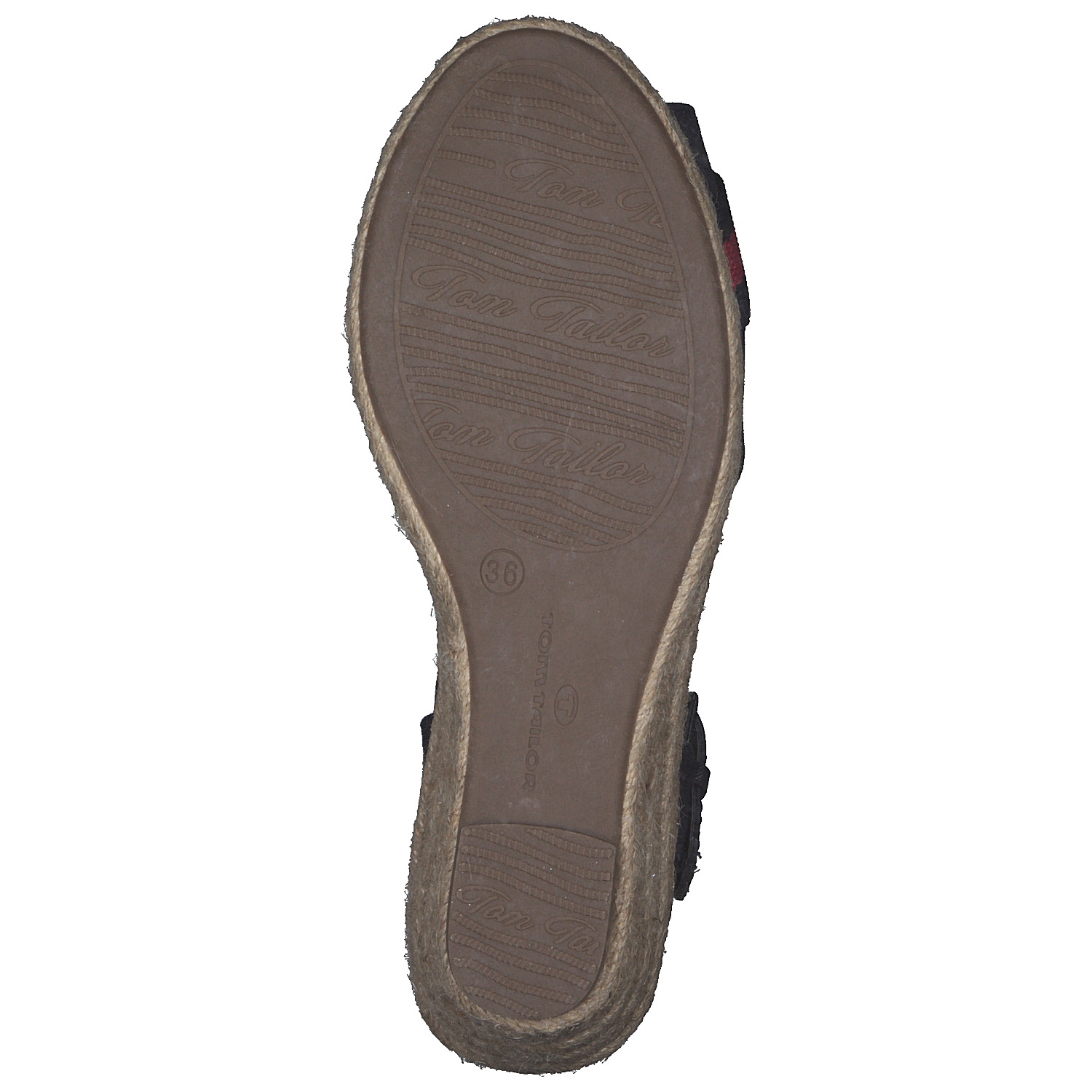 Tom Tailor 8090901, Keilsandaletten, Damen, Blau (Navy)