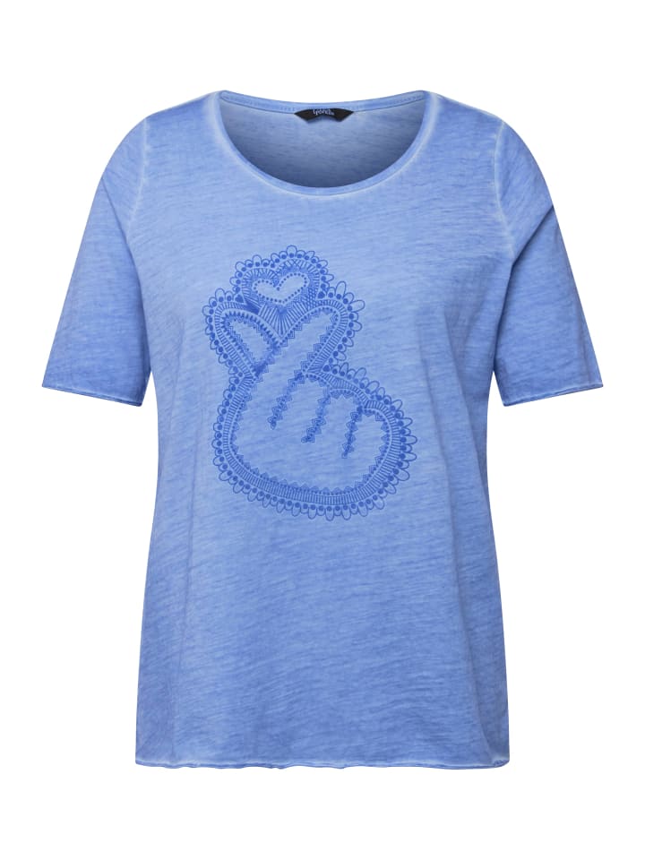 Ulla Popken Shirt in wolkenblau günstig kaufen
