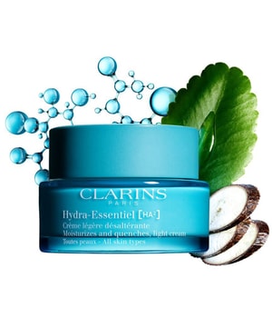 CLARINS Hydra-Essentiel [HA²] Crème légère désaltérante - Toutes peaux Gesichtscreme-50 ml