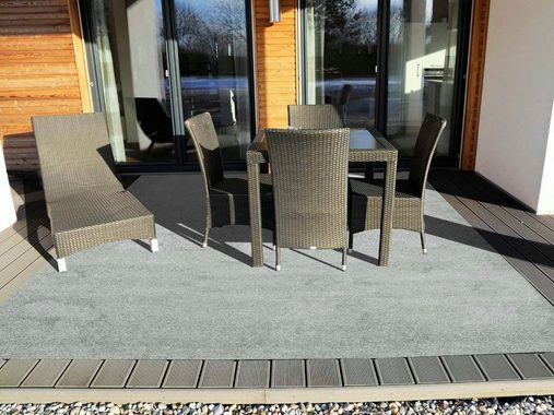 Kunstrasen COMFORT Colours, Breite 133 cm, Primaflor-Ideen in Textil, rechteckig, Höhe: 7 mm, Rasenteppich, mit Noppen, witterungsbeständig & wasserfest