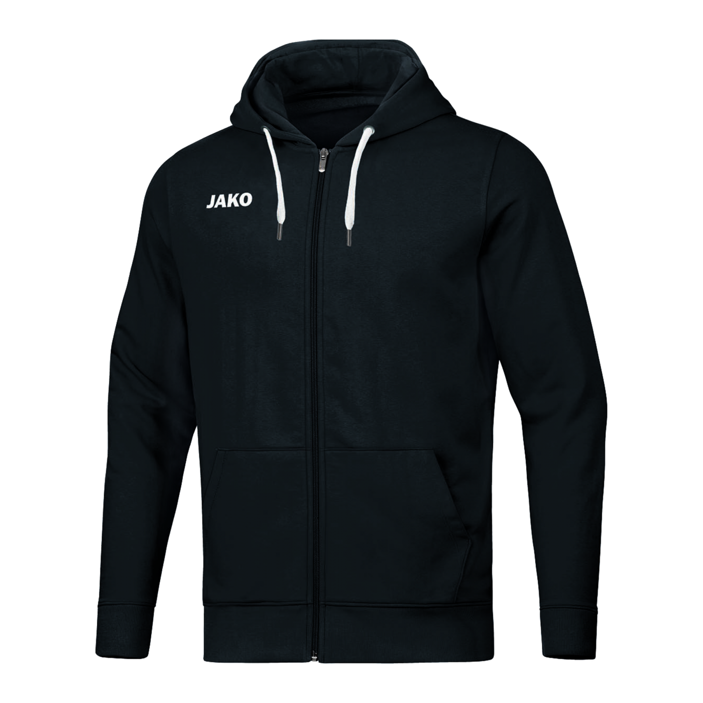 JAKO Base Kapuzenjacke Schwarz F08