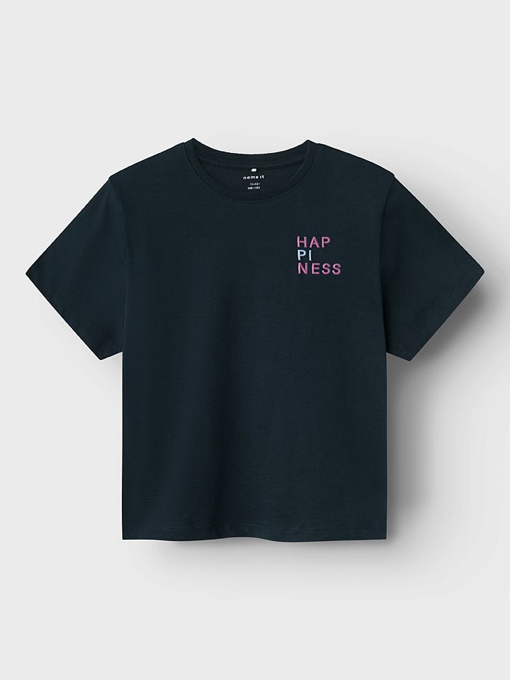 name it 2er-Set: Shirts in Dunkelblau/ Rosa günstig kaufen