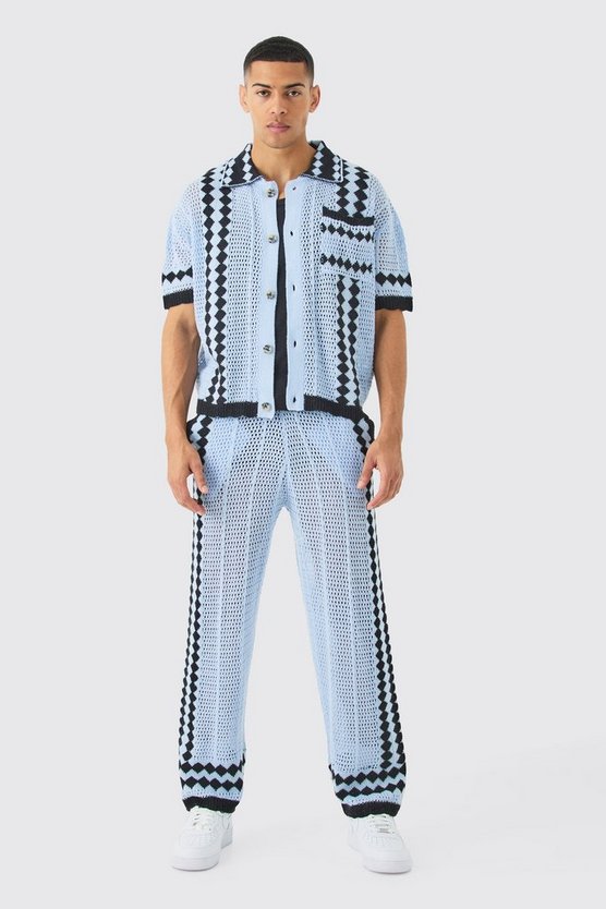 Kastiges Poloshirt & Hose