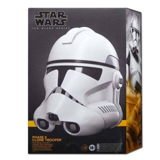Star Wars: The Clone Wars - Black Series Elektronischer Helm Phase II: Clone Trooper