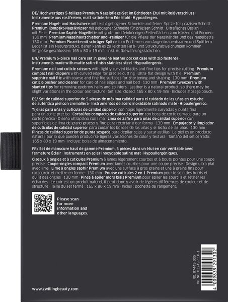 ZWILLING Beauty Premium Nagelpflege-Set - taupe Maniküre-Set