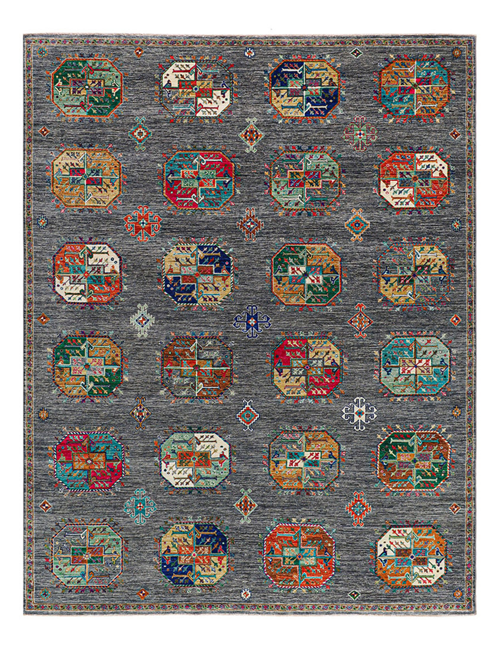 Buchara Ghazni ca. 250 x 314 cm, Unikat / Einzelstück