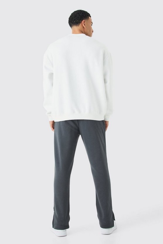 Man Split Hem Jogger