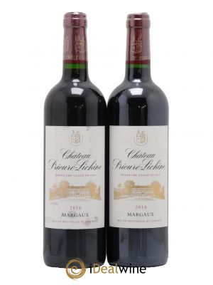 Château Prieuré Lichine 4ème Grand Cru Classé  2016 - Lot de 2 Bouteilles