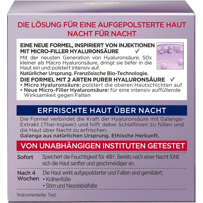 Filler Aufpolsternde Nachtpflege