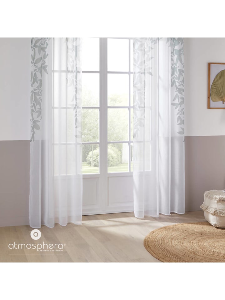 Atmosphera Créateur d'intérieur Gardine in grün günstig kaufen onesize