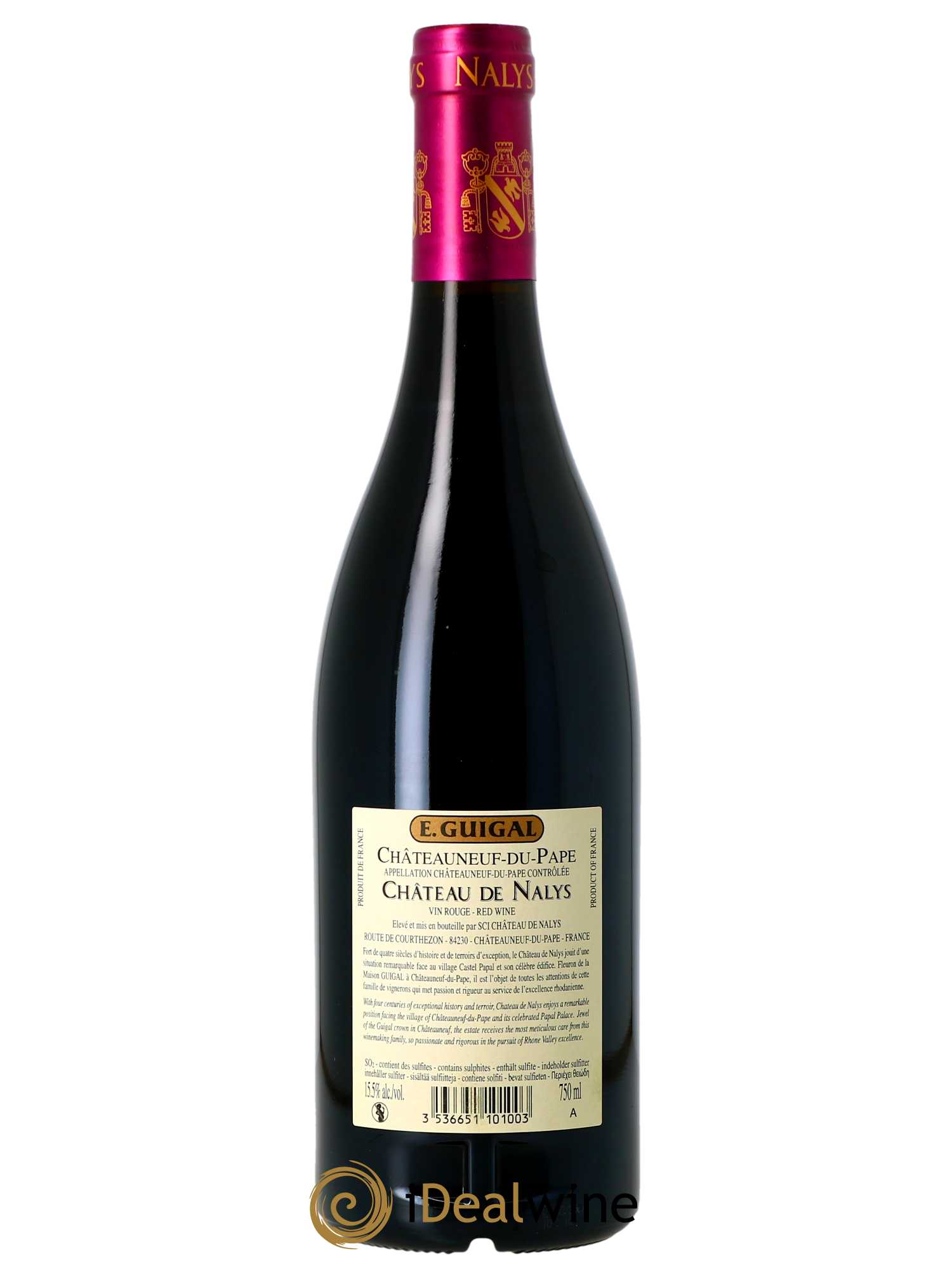 Châteauneuf-du-Pape Château de Nalys  2020 - Lot de 1 Bouteille