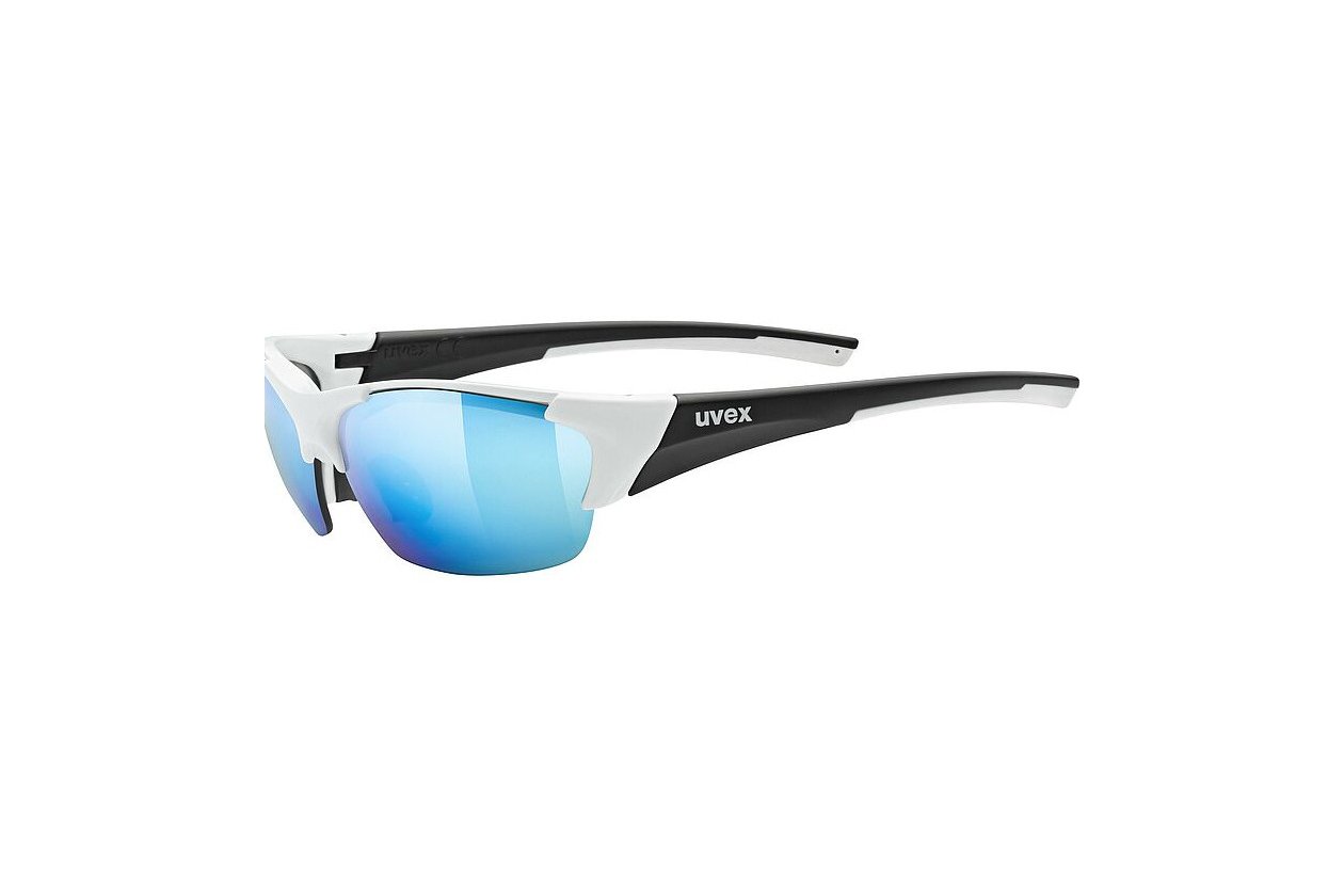 Uvex Blaze III White Black Matt / Mir. Blue