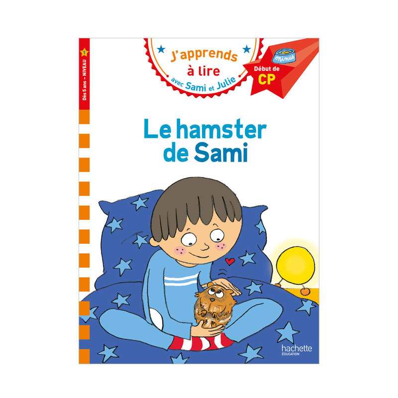 Livre Sami et Julie CP Niv 1 le hamster - Hachette Education