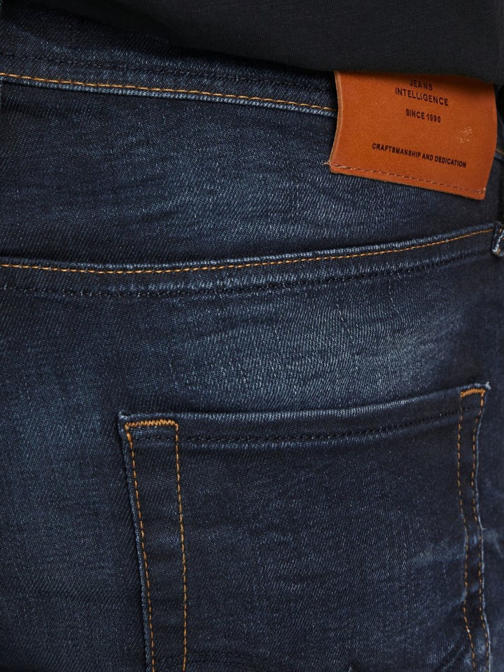 Jack & Jones Jeans TIM Straight Legs Flat Front TIM ORIGINAL in Dunkelblau günstig kaufen