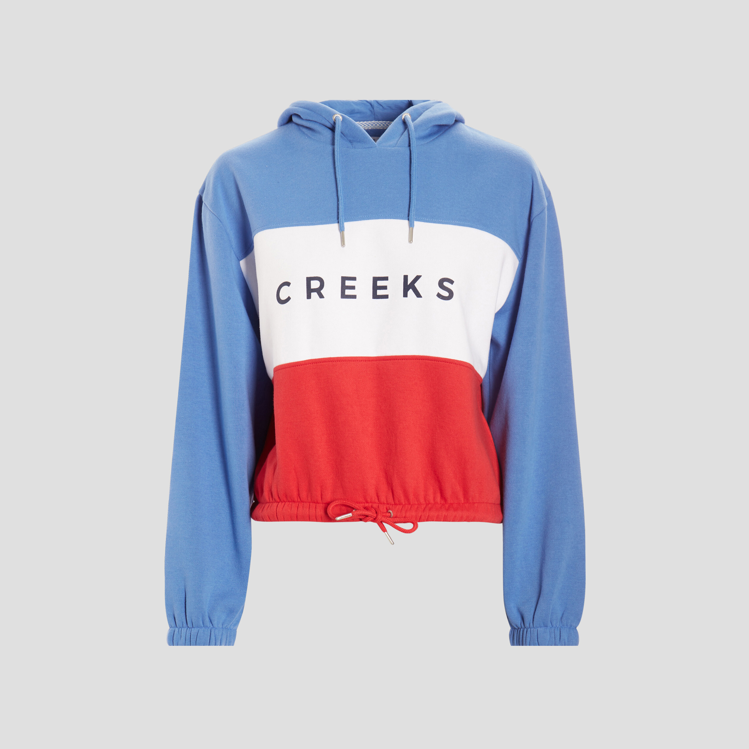 Sweat à capuche hoodie Creeks bleu femme | La Halle