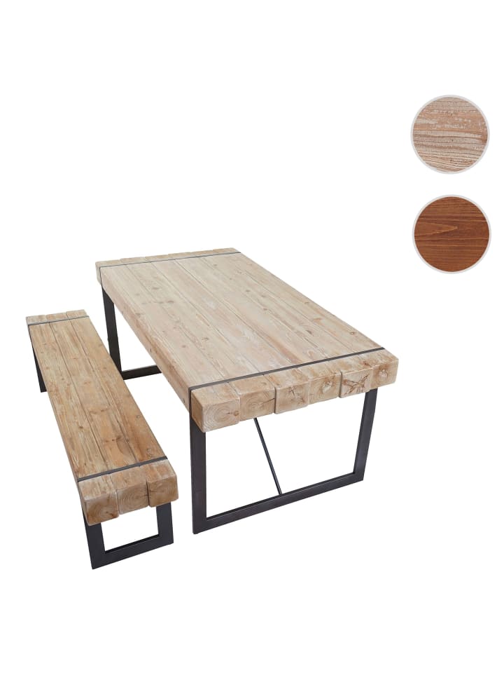 MCW Esszimmergarnitur A15, Naturfarben 180cm günstig kaufen onesize
