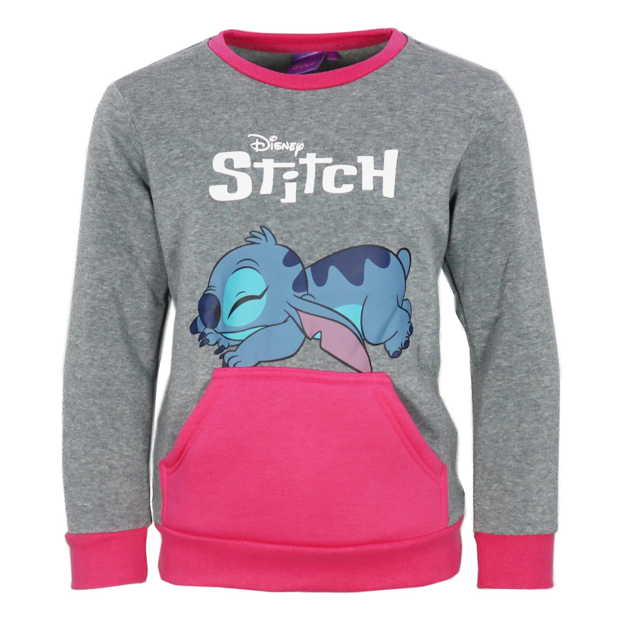 Jogginganzug  Stitch Kinder Fleece Joggingset Hose Sweater, Gr. 92 bis 128