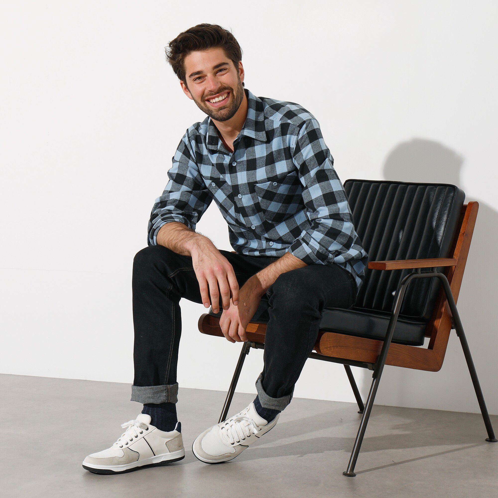 Chemise carreaux écossais flanelle