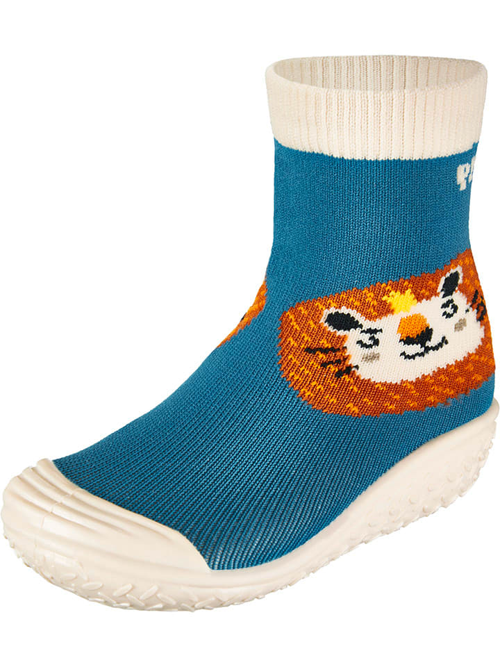 Playshoes Badeschuhe in Blau/ Orange günstig kaufen