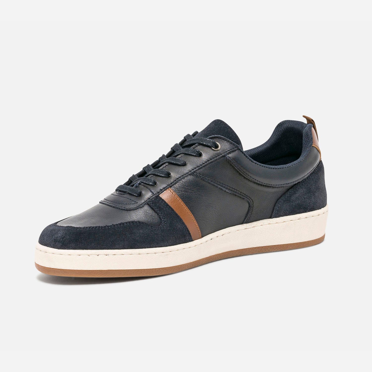 Derby marron en cuir