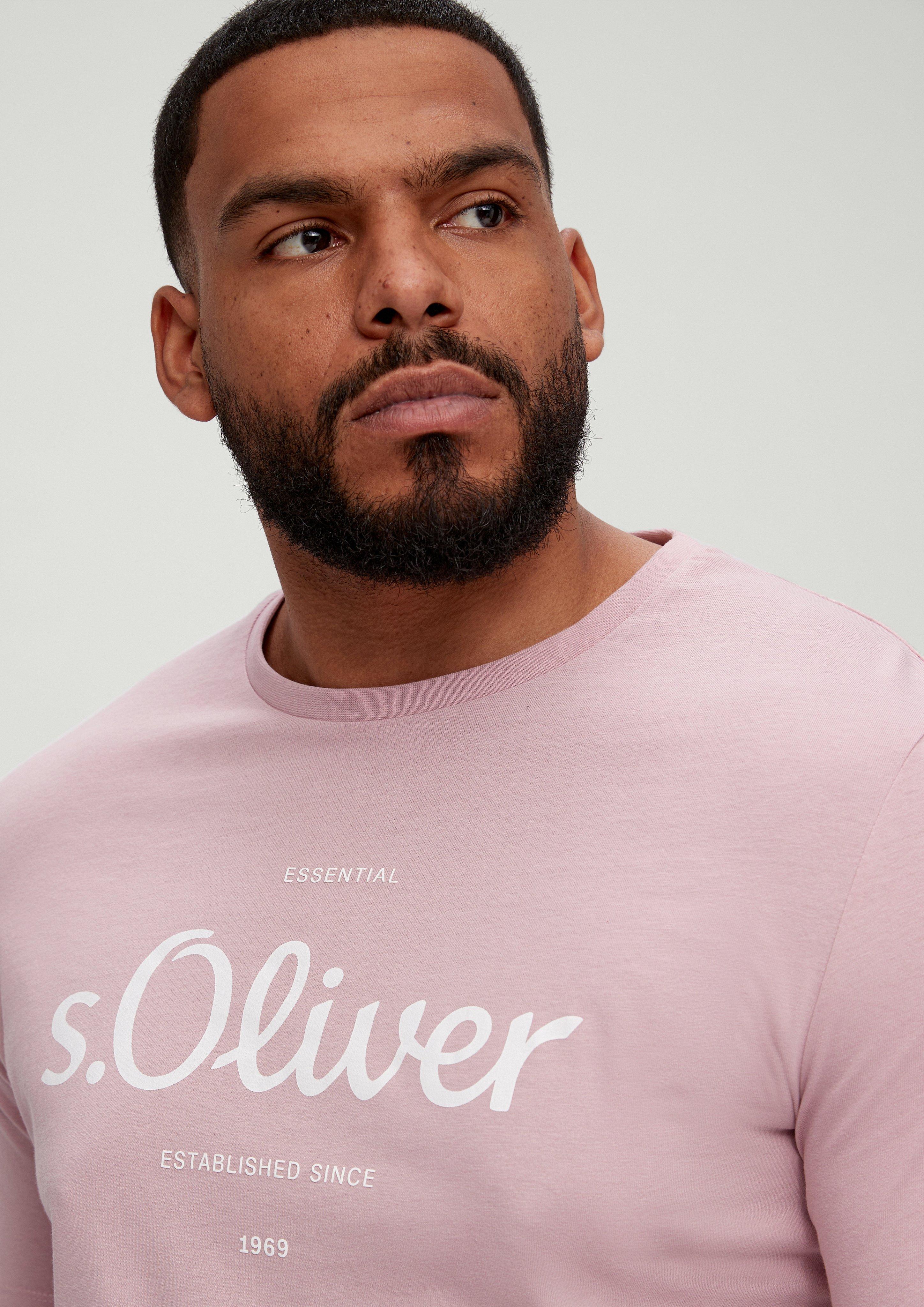 T-Shirt mit Label-Print  2133335-41D1