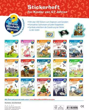 Ravensburger Wieso? Weshalb? Warum? Stickerheft: Piraten