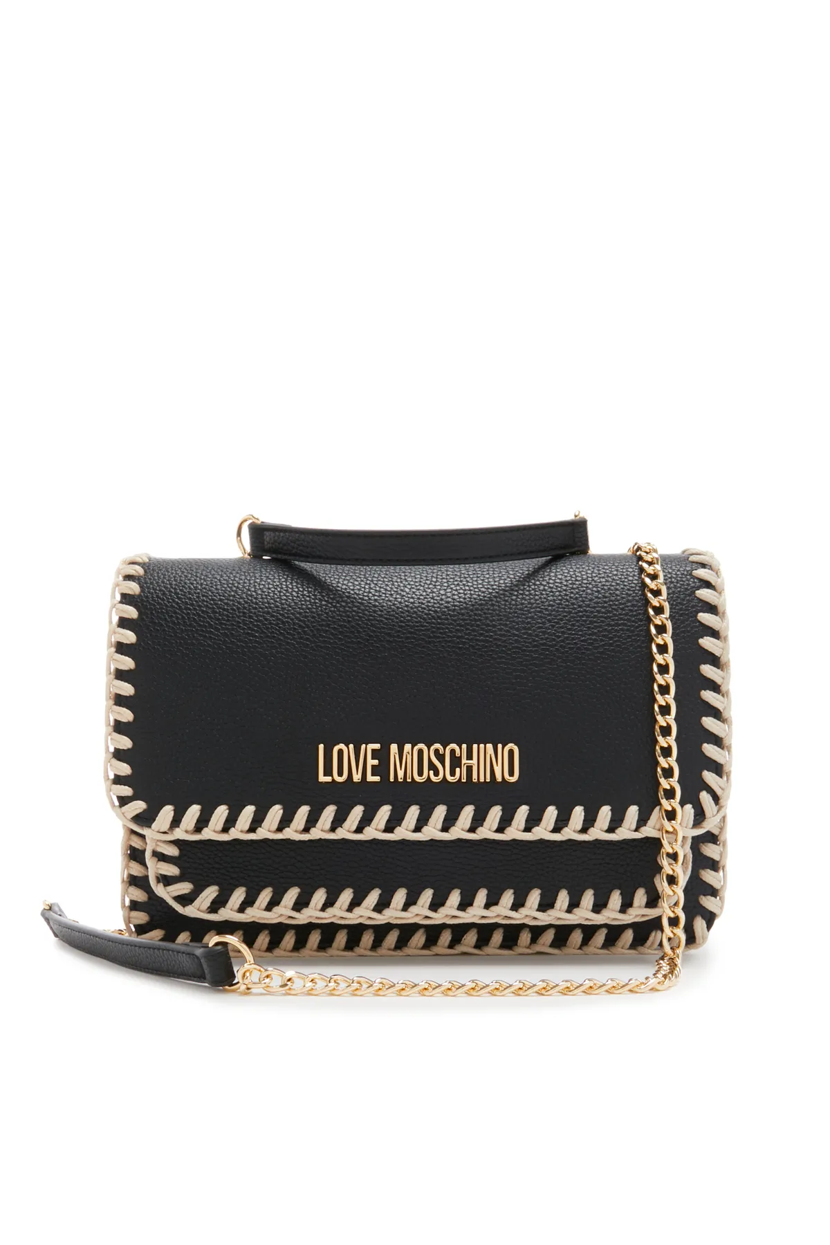 1'ASLAN  Love Moschino Damen Umhängetasche Schwarz JC4104PP1ILJ100A